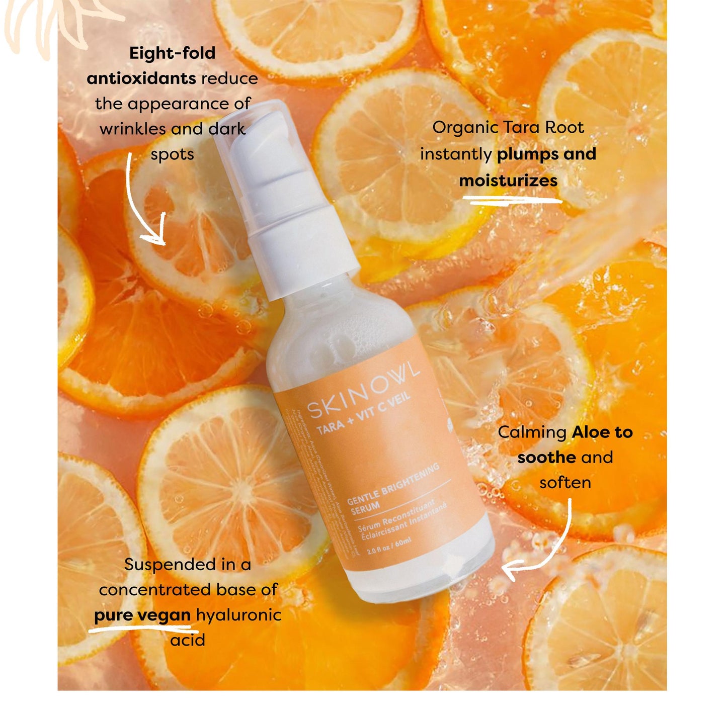 SkinOwl Tara + Vit C Ingredient Breakdown