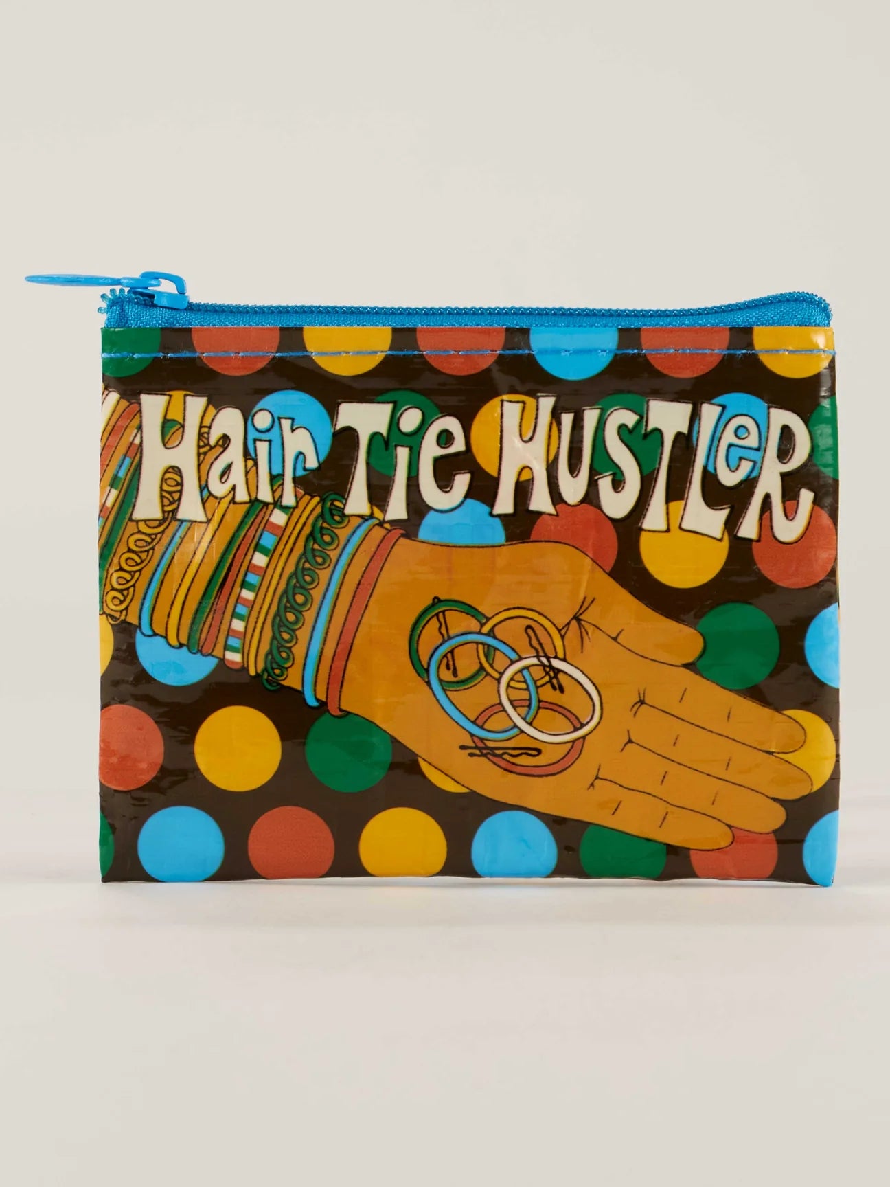 Blue Q Hair Tie Hustler Coin Purse