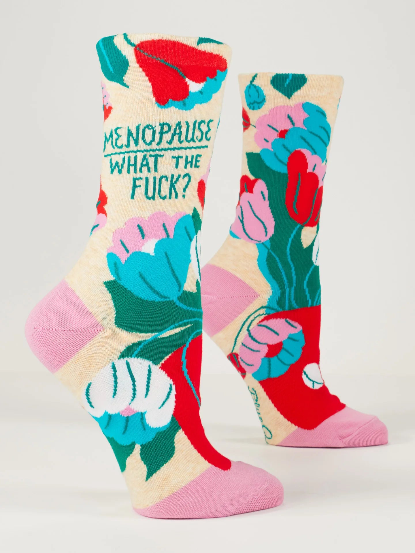 Menopause What The Fuck Crew Socks