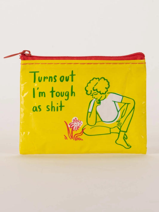 Blue Q Tough As Shit Coin Purse